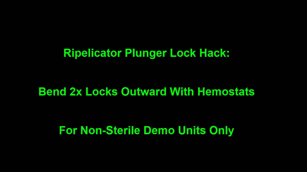 Ripelicator Plunger Lock Hack